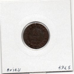 Italie Napoléon 10 centesimi 1812 M Milan B,  KM C4 pièce de monnaie