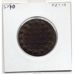 Vatican Bologne Pius Pie VI 1/2 Baiocco 1781 TB, KM 293 pièce de monnaie