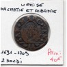 Italie Venise dalmatie et Albanie 2 soldi TTB 1691-1709, KM 9 pièce de monnaie
