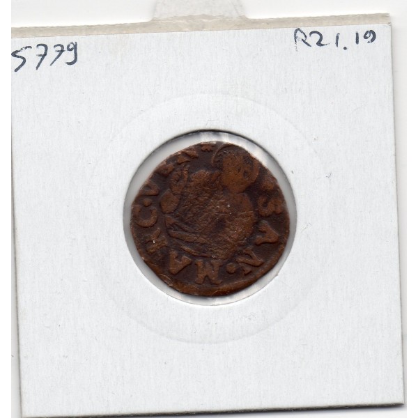Italie Venise 1/2 Soldo 1619 TB, KM 77 pièce de monnaie