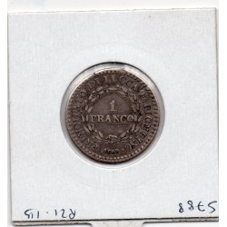 Italie Lucca 1 Franco 1808  TTB-, KM 23 pièce de monnaie