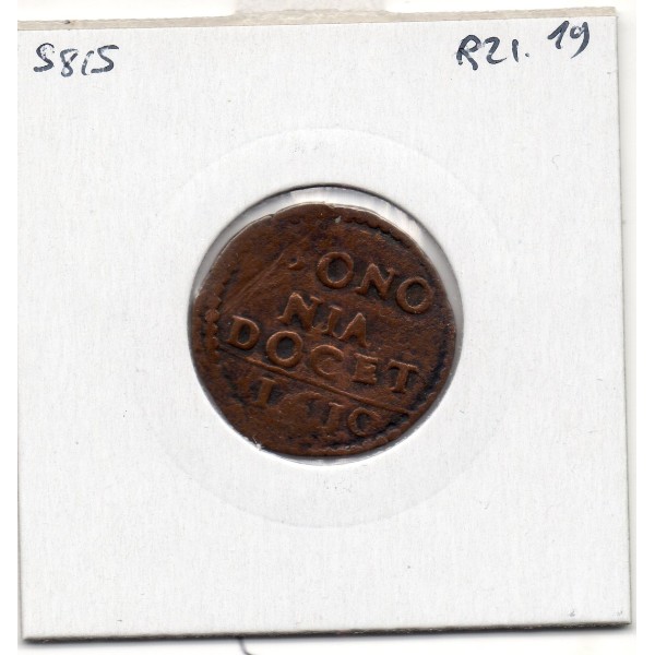 Vatican Bologne Paul V 1 Quattrino 1610 TB, KM 13 pièce de monnaie