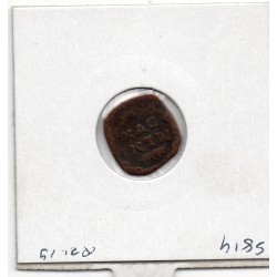 Italie Milan quattrino charles III 1725-1736, B KM 144 pièce de monnaie