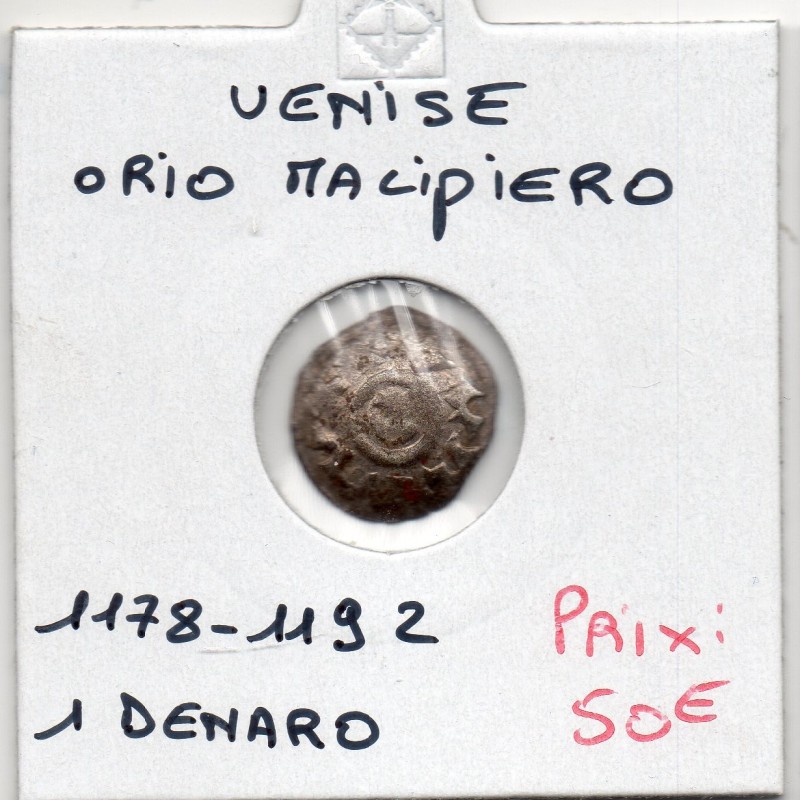 Italie Venise Orio Malipiero 1178-1192 TB, pièce de monnaie