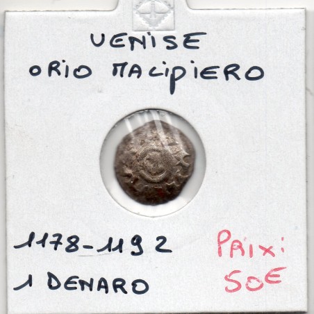 Italie Venise Orio Malipiero 1178-1192 TB, pièce de monnaie