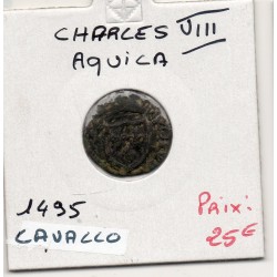 Cavallo d'Aquila Charles VIII (1495-1497) pièce de monnaie royale