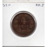 Autriche 4 kreuzer 1861 A Vienne TTB, KM 2194 pièce de monnaie