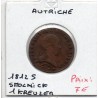 Autriche 1 kreuzer 1812 S Smolnik TB, KM 2112 pièce de monnaie