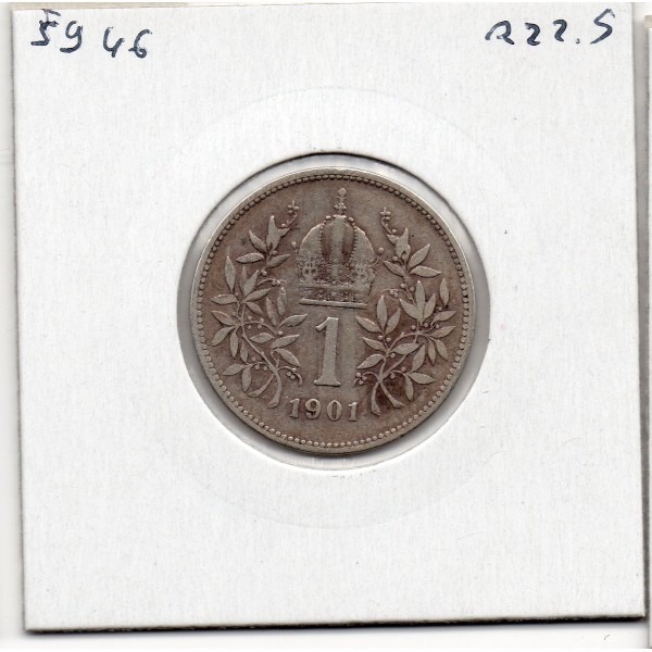 Autriche 1 Couronne 1900 TTB, KM 2804 pièce de monnaie