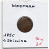 Danemark 4 skilling 1856 B, KM 758 pièce de monnaie