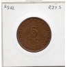 Danemark 5 ore 1907 Sup+, KM 806 pièce de monnaie