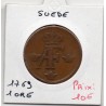 Suède 1 Ore 1761 TB, KM 460 pièce de monnaie