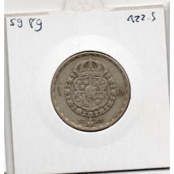 Suède 1 krona 1948 TTB, KM 814 pièce de monnaie