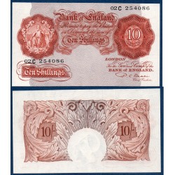 Grande Bretagne Pick N°368b Neuf billet de banque 10 shillings 1949-1955