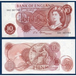 Grande Bretagne Pick N°373c Neuf billet de banque 10 shillings 1966-1970