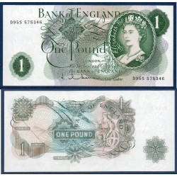 Grande Bretagne Pick N°374c neuf, Billet de banque de 1 livre 1962-1966