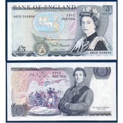 Grande Bretagne Pick N°378c Neuf, Billet de banque de 5 Pounds 1980-1987