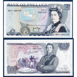 Grande Bretagne Pick N°378b Neuf, Billet de banque de 5 Pounds 1971-1972