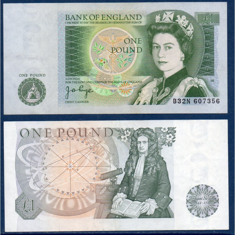 Grande Bretagne Pick N°377a Sup, Billet de banque de 1 livre 1978-1980