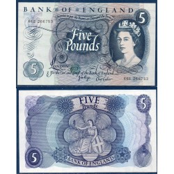 Grande Bretagne Pick N°375c Neuf, Billet de banque de 5 pounds 1963-1966