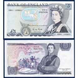 Grande Bretagne Pick N°378f, Neuf Billet de banque de 5 Pound 1988-1991