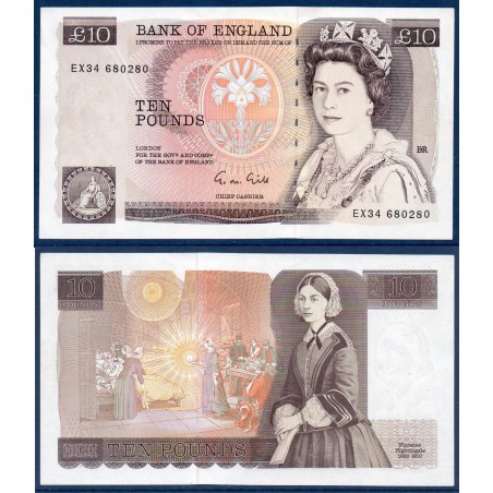 Grande Bretagne Pick N°379e neuf, Billet de banque de 10 Pound 1988-1991