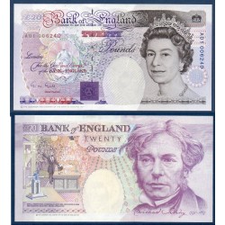 Grande Bretagne Pick N°384a, Neuf Billet de banque de 20 livres 1990-1991