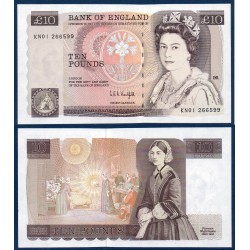 Grande Bretagne Pick N°379f neuf, Billet de banque de 10 Pound 1991-1992
