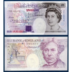 Grande Bretagne Pick N°384b, Neuf Billet de banque de 20 livres 1991-1993
