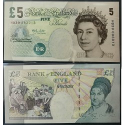 Grande Bretagne Pick N°391a, Billet de banque de 5 livres 2002