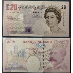 Grande Bretagne Pick N°390b, Billet de banque de 20 livres 2004