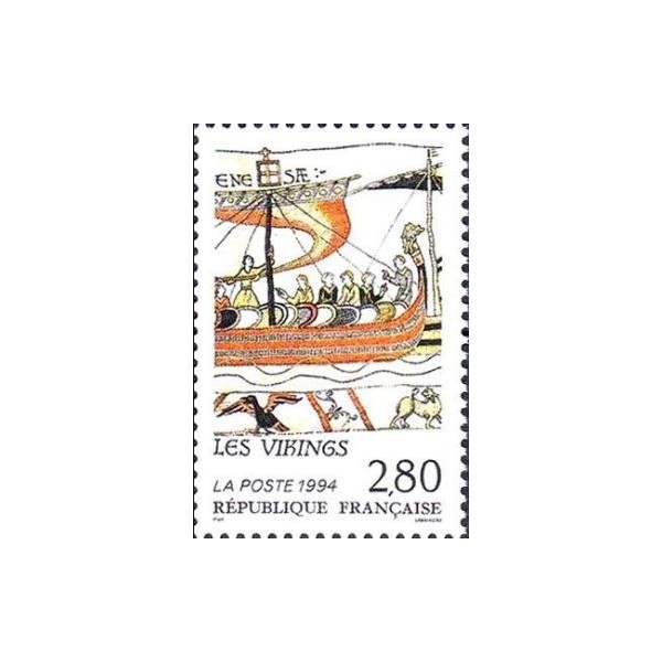 Timbre Yvert No 2866-2871 Relations culturelles France Suéde Issus du carnet