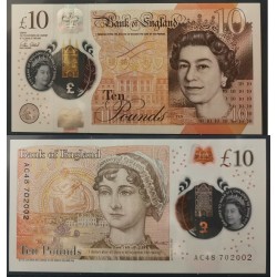 Grande Bretagne Pick N°389e, Billet de banque de 10 livres 2000