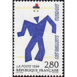 Timbre Yvert No 2866-2871 Relations culturelles France Suéde Issus du carnet