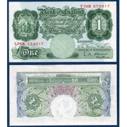 Grande Bretagne Pick N°369c Neuf Billet de banque 10 shillings 1955-1960