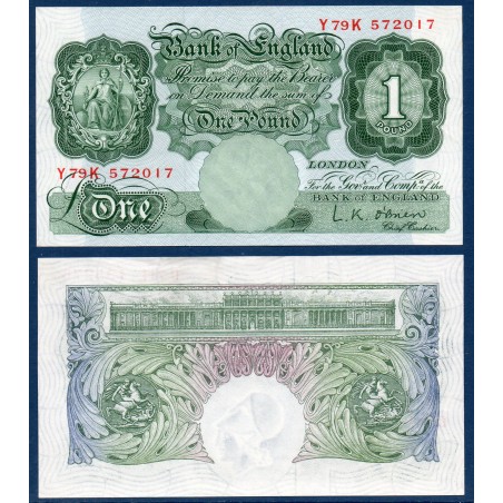 Grande Bretagne Pick N°369c Neuf Billet de banque 10 shillings 1955-1960
