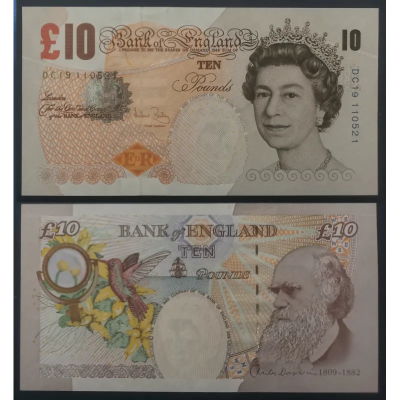 Grande Bretagne Pick N°389c, Neuf Billet de banque de 10 pounds 2004 Grande Bretagne Pick N°389c, Neuf Billet de banque de 10 pounds 2004