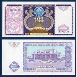 Ouzbékistan Pick N°79a, Billet de banque de 100 Sum 1994