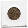 Suisse Canton Genève 25 centimes 1839 Sup, KM 129 pièce de monnaie