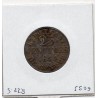 Suisse Canton Genève 25 centimes 1844 Sup trou, KM 129 pièce de monnaie