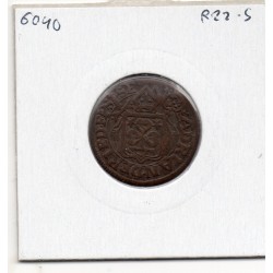 Suisse Evêché de Sion Sitten 1/2 batzen 1683 TTB-, KM 20 pièce de monnaie