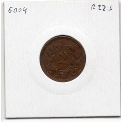 Suisse 2 rappen 1900 TTB, KM 4.2 pièce de monnaie