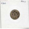 Suisse 5 rappen 1850 BB TB, KM 5 pièce de monnaie