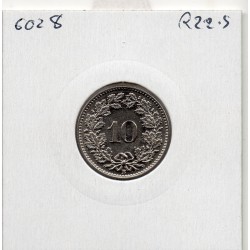 Suisse 10 rappen 1931 Spl, KM 27 pièce de monnaie