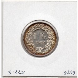 Suisse 1 franc 1903 Sup+, KM 24 pièce de monnaie