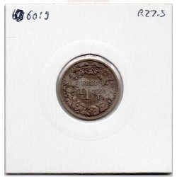 Suisse 1/2 franc 1881 TTB-, KM 23 pièce de monnaie