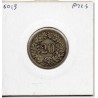 Suisse 20 rappen 1850 TTB-, KM 7 pièce de monnaie