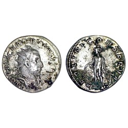 Antoninien de Valerien 1er (253-255), RIC 71 Sear 9925 Rome