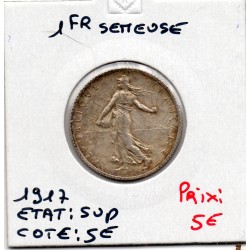1 franc Semeuse Argent 1917...