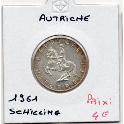 Autriche 5 Schilling 1961 Sup, KM 2889 pièce de monnaie